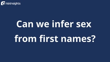 Can we infer sex from first names?