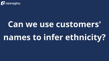 Can we use customers' names to infer ethnicity?