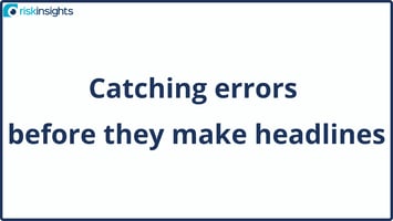 Catching errors before they make headlines