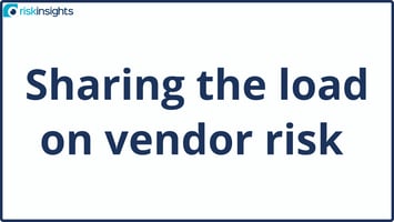 Sharing the load on vendor risk